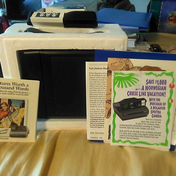 VINTAGE BNIB INSTANT POLAROID CAMERA SPECTRA AF AUTO FOCUS ( LIFETIME WARRANTY) - Picture 6 of 7